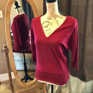 Berry colored sweater